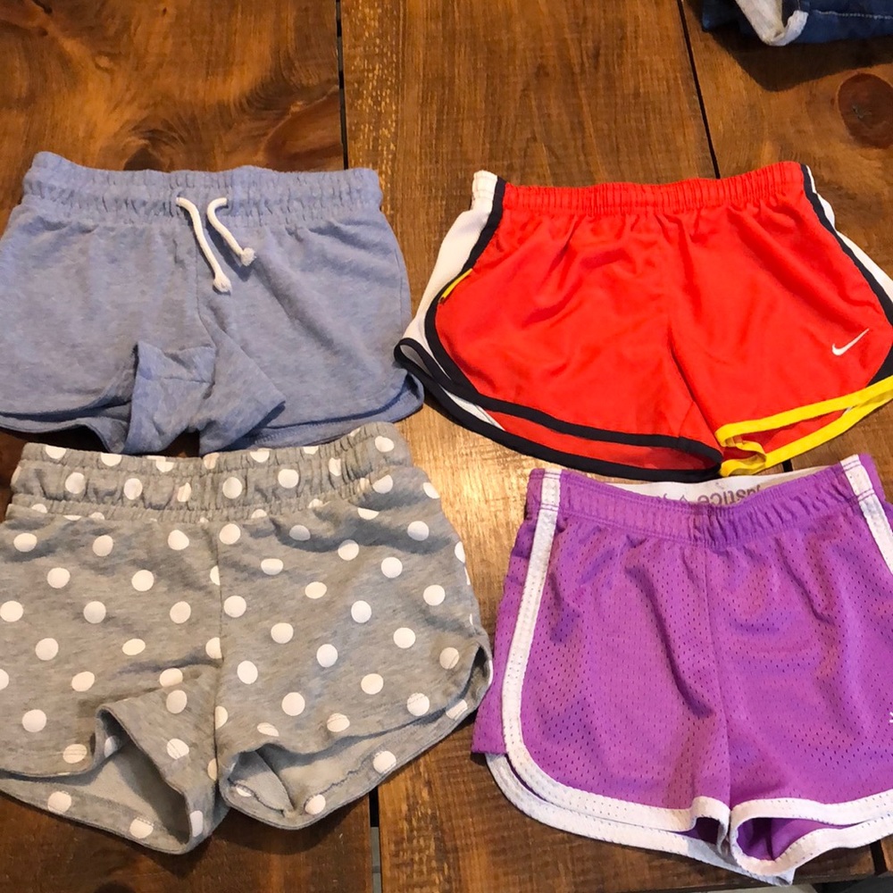 Girls lot of shorts size 6 Nike Circo Justice